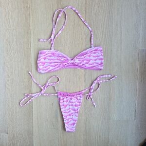 Pink Cloud Bikini Set